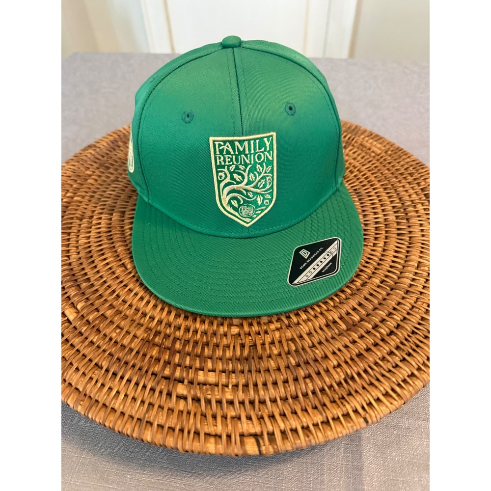 Drew‎ Estate Dome Headwear Green Family Reunion Snapback Hat Flat Brim Cap Style